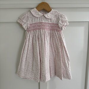 Smocked Heart Dress - Size 12 months